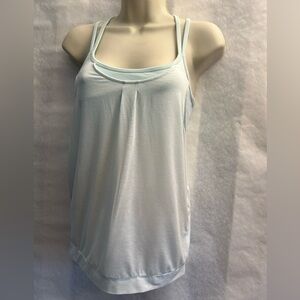 Athleta spaghetti strappy racerback tank top w/built in bra Sz-XXS. B9